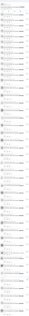 Screenshot einen Threads auf Mastodon, bei dem alle Texte nur »Fediverse Kultur Debatte, meine Perspektive [MEHR ANZEIGEN]« lauten.